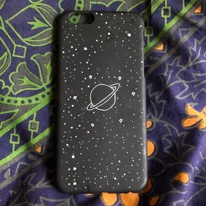Saturn and Stars Space Phone Case